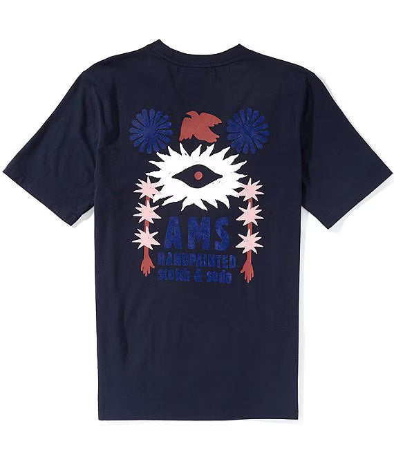 Scotch & Soda Artwork Relaxed-Fit Short Sleeve T-Shirt