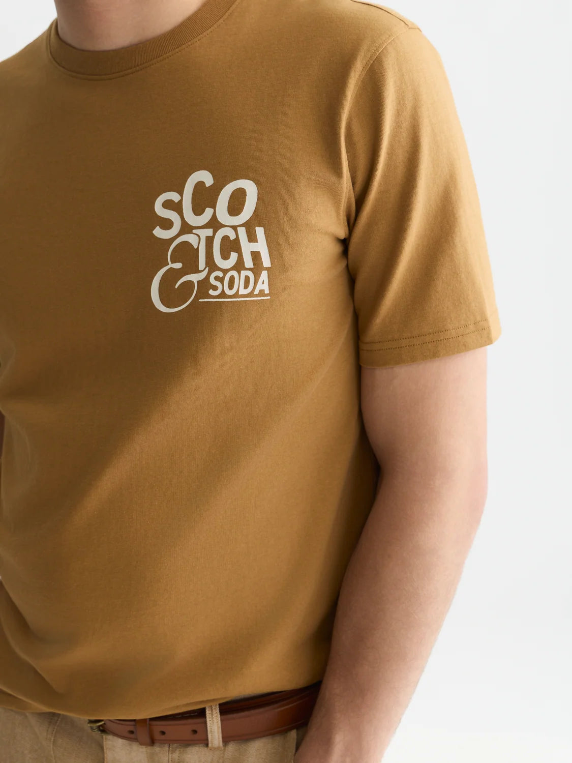 Scotch & Soda Left Chest Artwork Regular-Fit T-Shirt