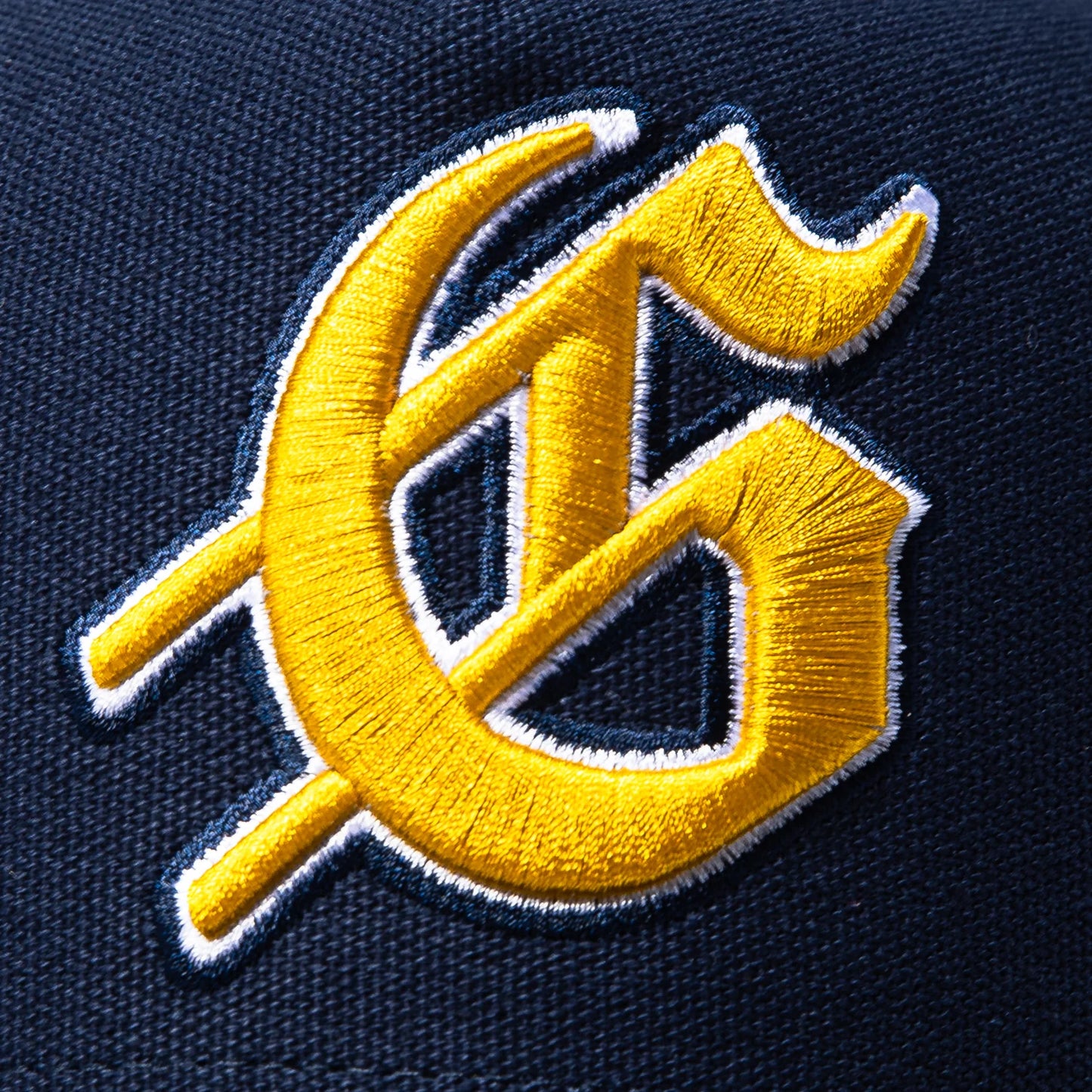 Godspeed G Logo Snapback Hat Navy Yellow