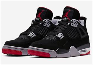 Air Jordan 4 Retro OG 'Bred' 2026 (IX8180-001)