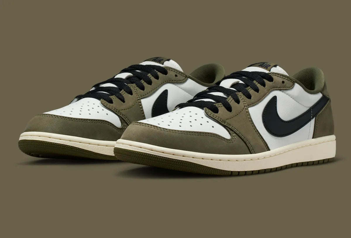 Air Jordan 1 Low OG “Medium Olive” 2026 (HQ6998-200)