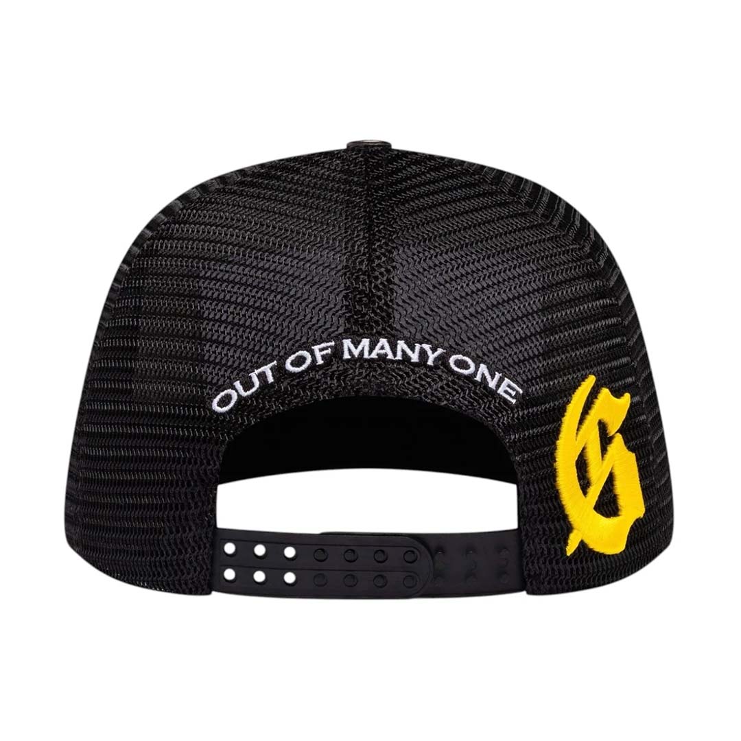 Godspeed E Pluribus Trucker Hat White Green