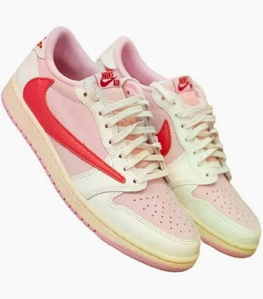 Travis Scott x Air Jordan 1 Retro Low OG 'Sail Tropical Pink' (IQ7604-101)