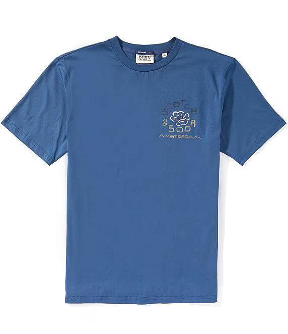 Scotch & Soda Artwork Relaxed-Fit Short Sleeve T-Shirt