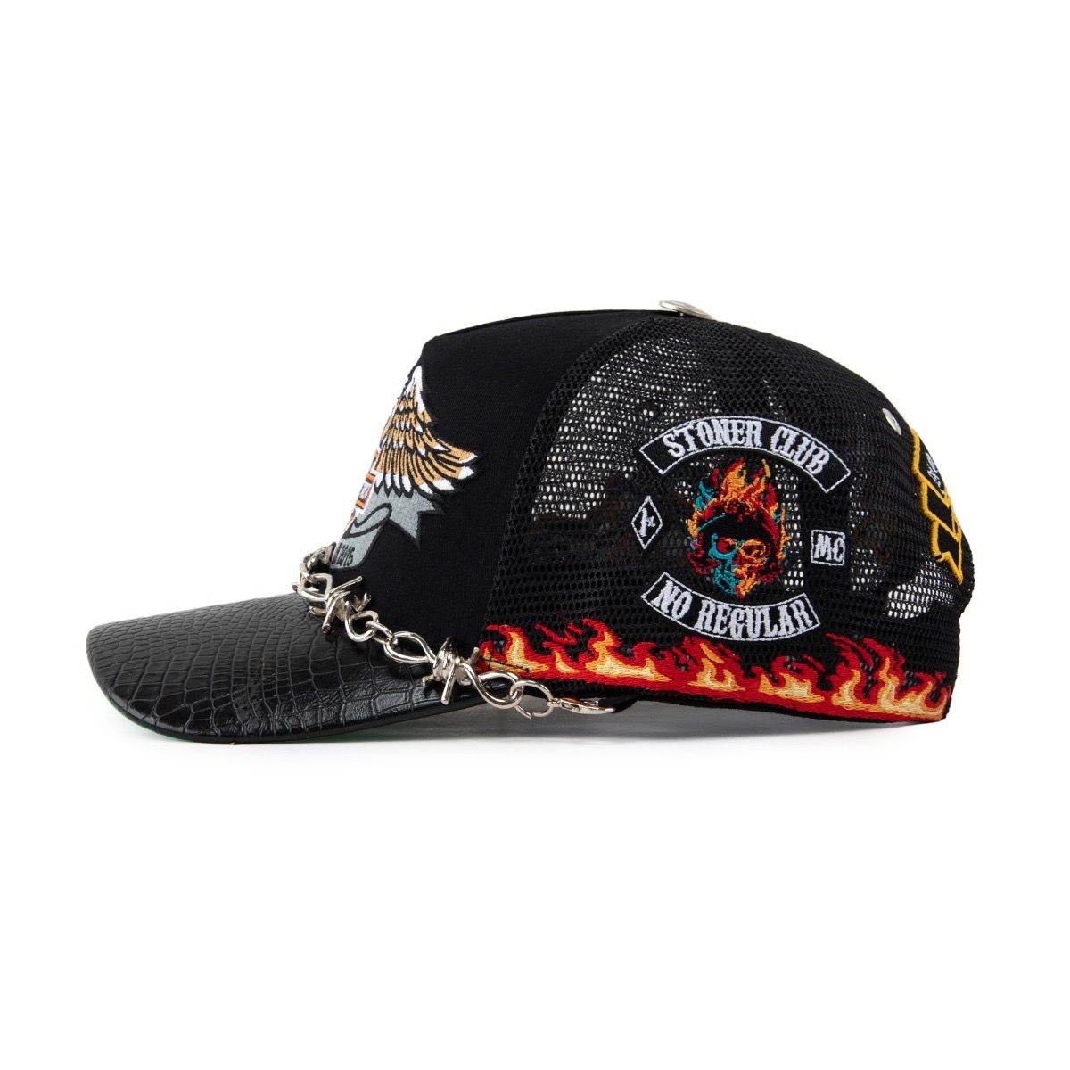 GAS NYC Vengeance Trucker (Black) (One Size)