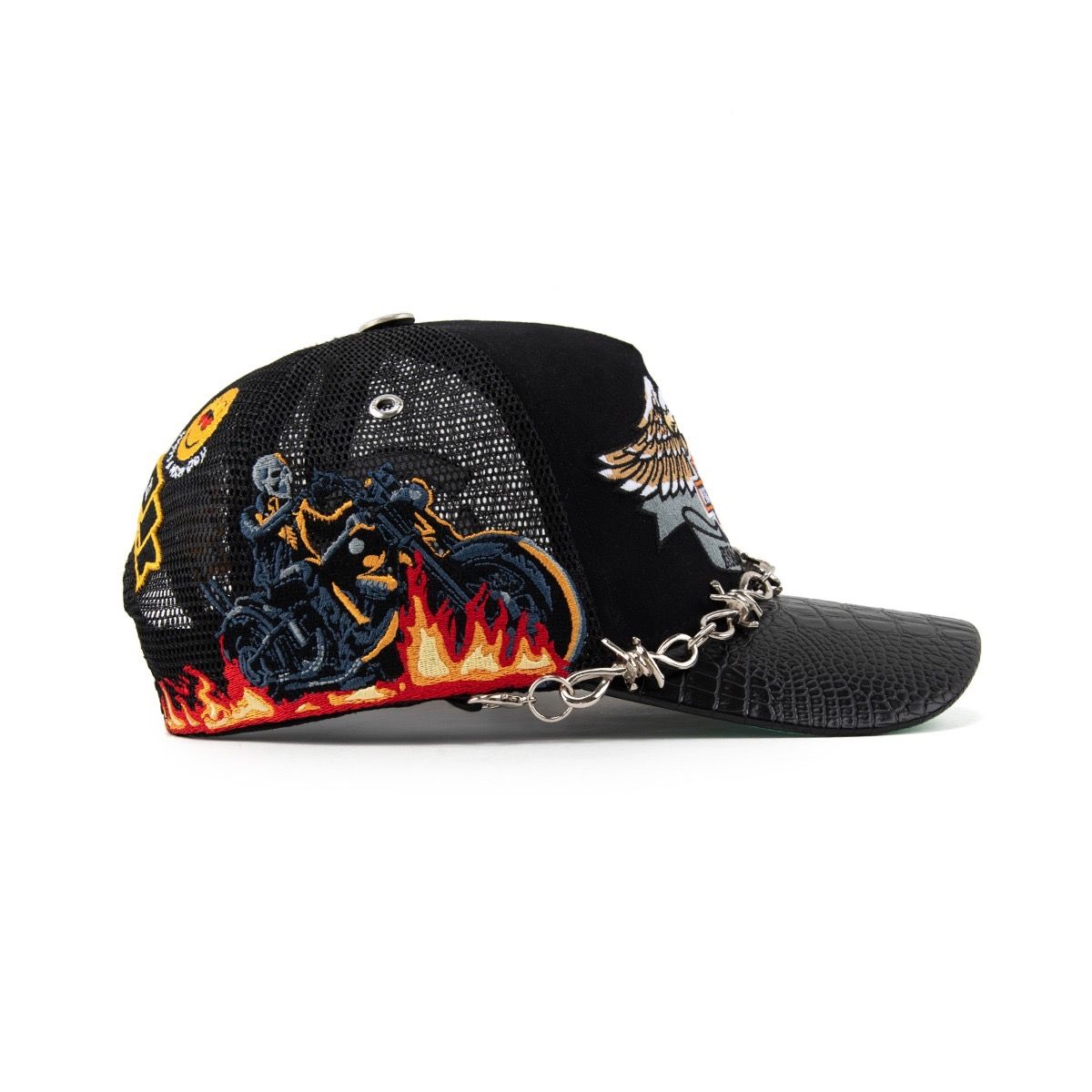 GAS NYC Vengeance Trucker (Black) (One Size)
