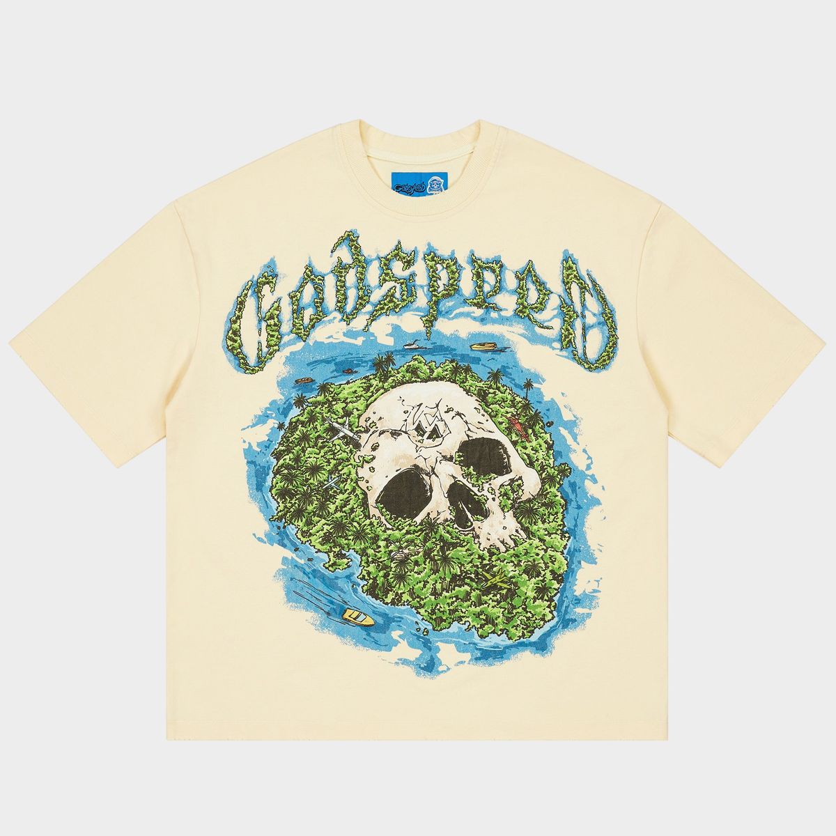GODSPEED Skull Island II T-shirt NG (Bone)