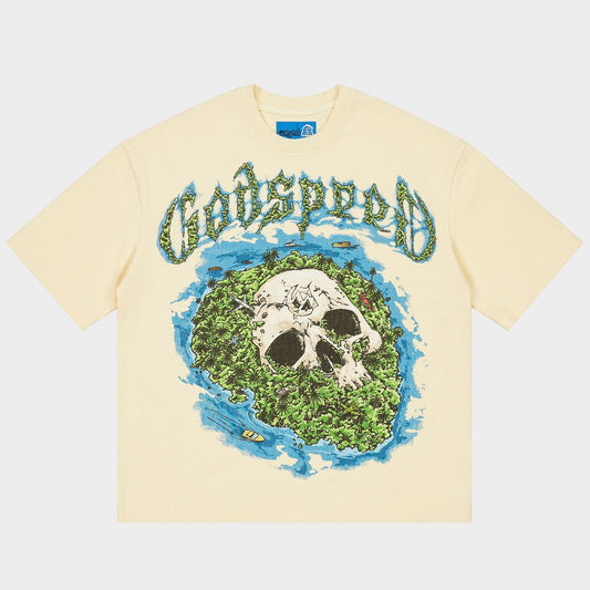 GODSPEED Skull Island II T-shirt NG (Bone)