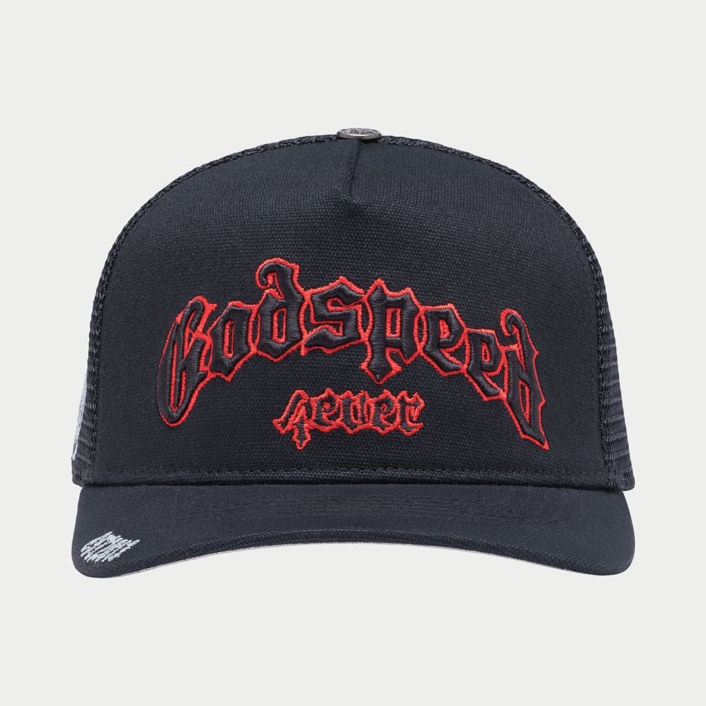 GODSPEED GS FOREVER TRUCKER HAT (Black/Red) 426