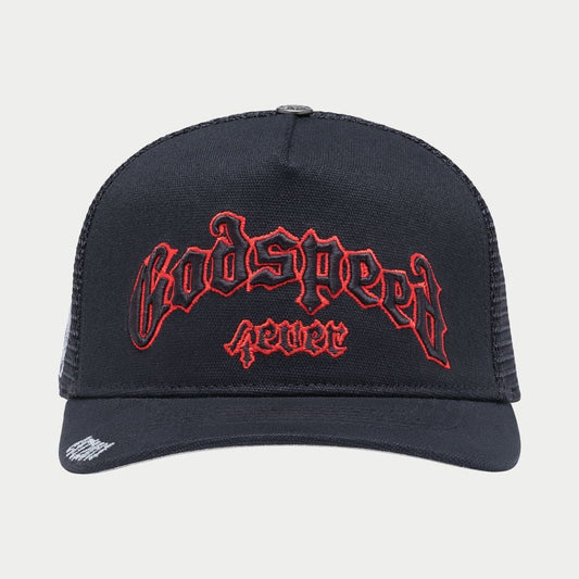 GODSPEED GS FOREVER TRUCKER HAT (Black/Red) 426