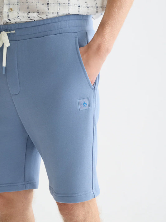 Scotch & Soda Logo Badge Regular-Fit Sweatshorts