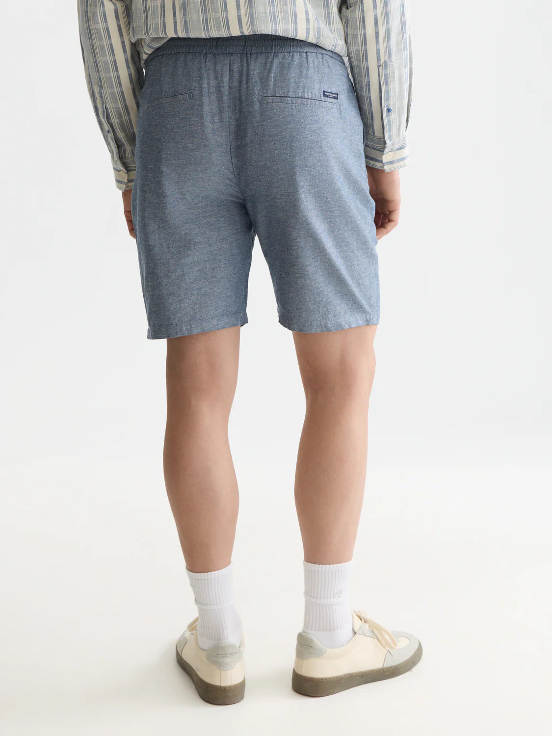 Scotch & Soda Essentials Fave Cotton Linen Regular-Fit Shorts