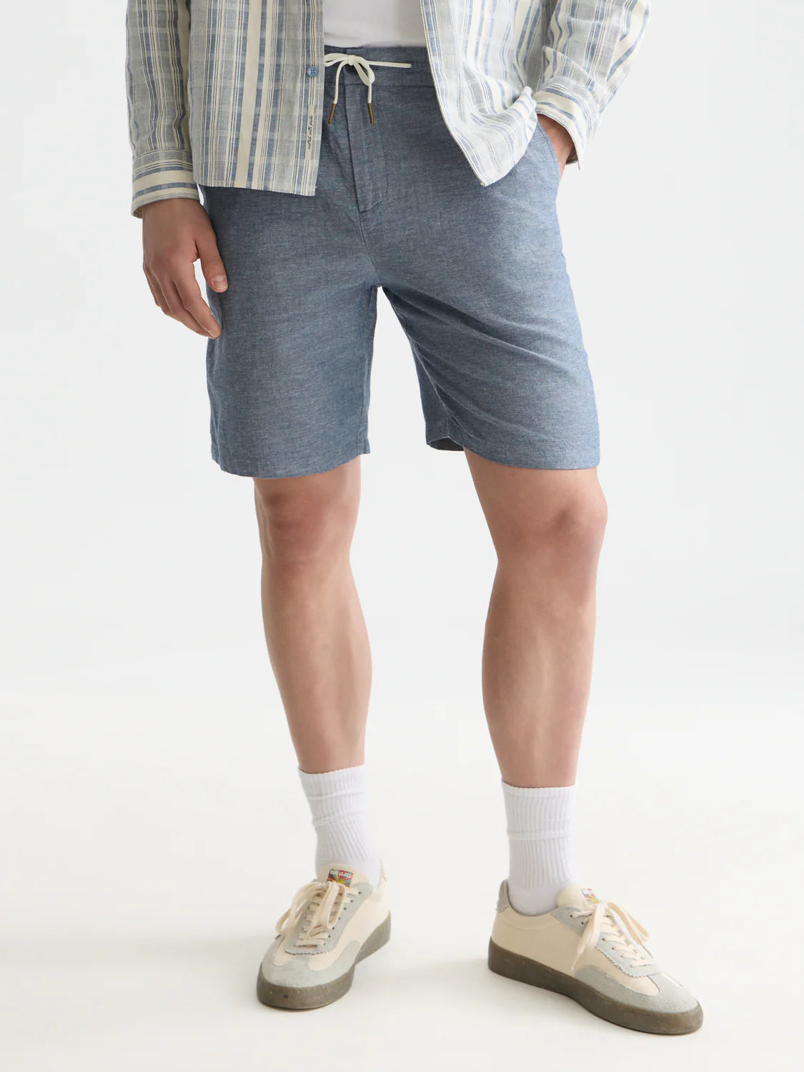 Scotch & Soda Essentials Fave Cotton Linen Regular-Fit Shorts