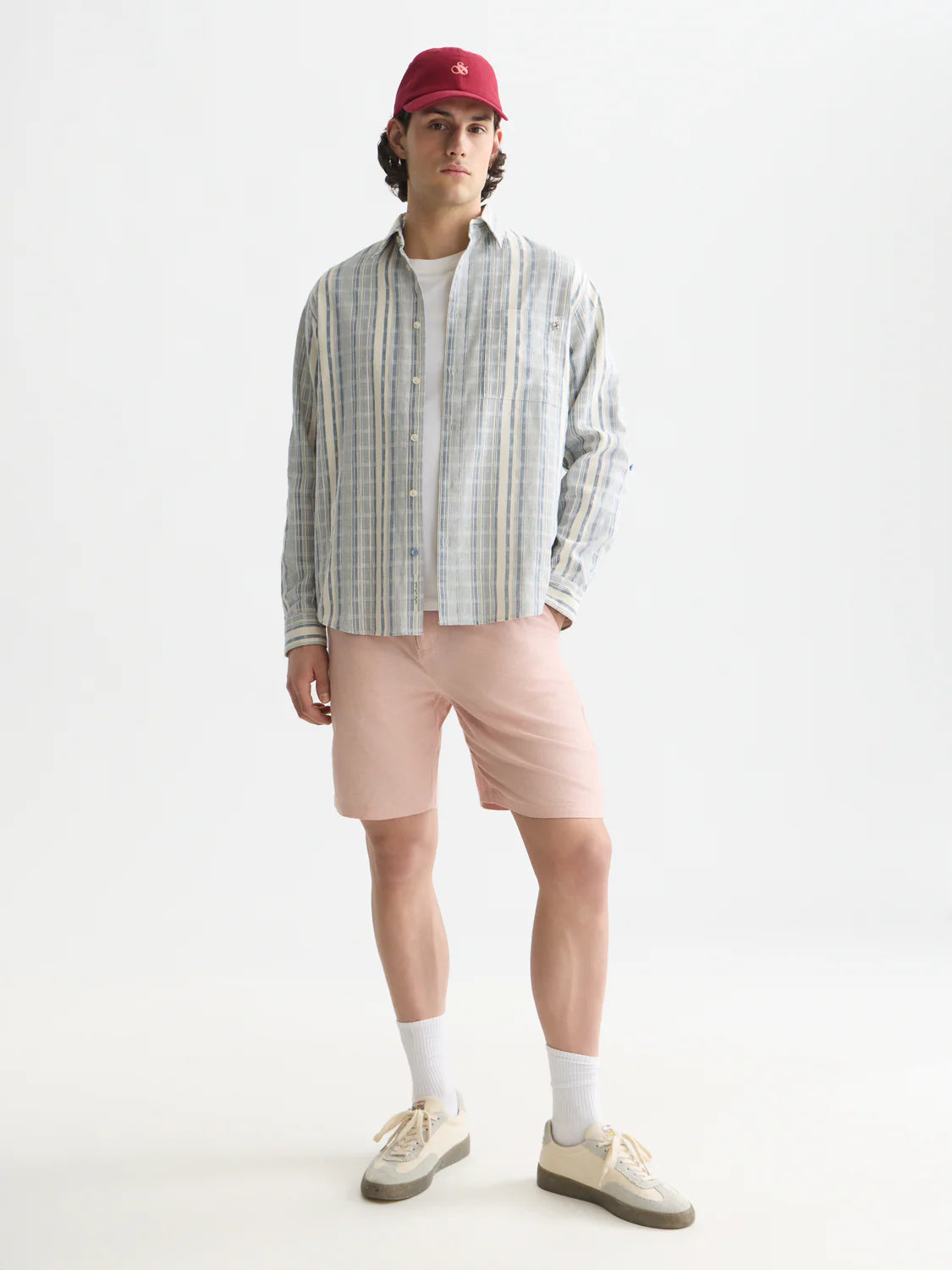 SCOTCH & SODA Essentials Fave Cotton Linen Regular-Fit Shorts