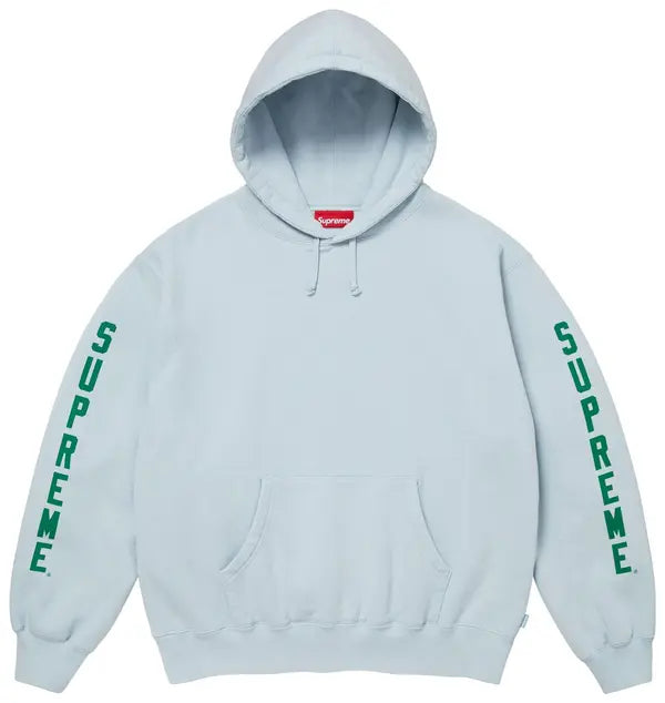 Supreme Washed Logo Hooded Sweatshirt 'Light Blue' (FW26SW40 LIGHT BLUE)