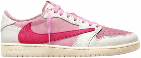 Travis Scott x Air Jordan 1 Low OG SP PS 'Sail/Tropical Pink-Shy Pink' (IQ7605-101)