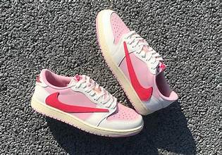 Travis Scott x Air Jordan 1 Low OG SP PS 'Sail/Tropical Pink-Shy Pink' (IQ7605-101)