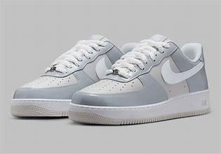 Nike Air Force 1 '07 LV8 'Wolf Grey Patent' (HV9405-001)