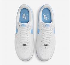 Nike Air Force 1 '07 'White Aquarius Blue' (FQ4296-100)