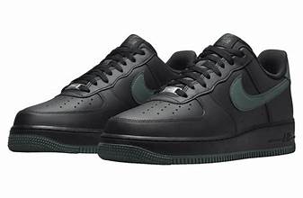 Nike Air Force 1 '07 'Black Vintage Green' (FJ4146-001)