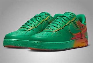 Nike Air Force 1 Low '07 'Stadium Green Crimson' (IB6834-300)