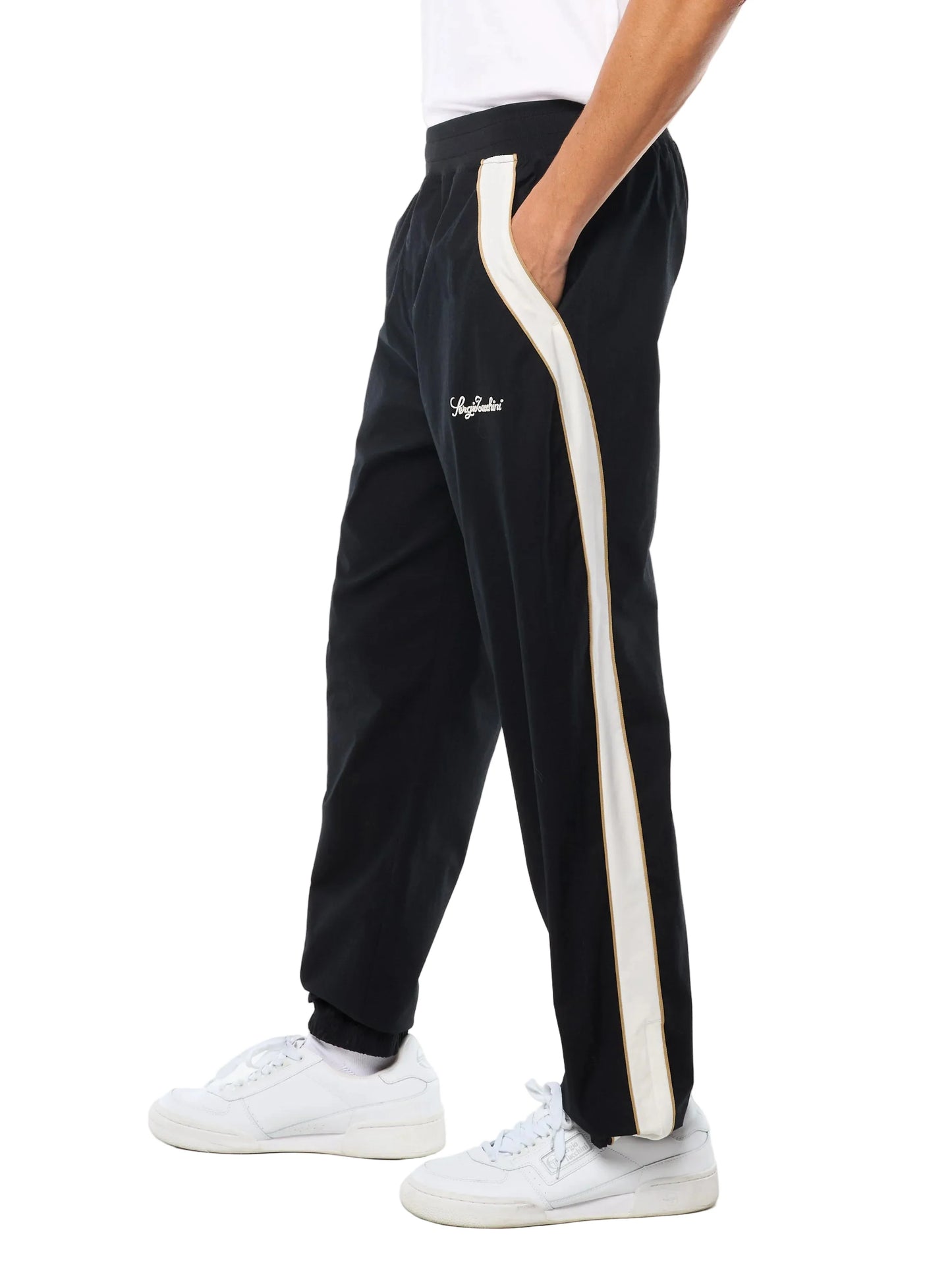 Sergio Tacchini Fiamma Track Pant-Black Beauty