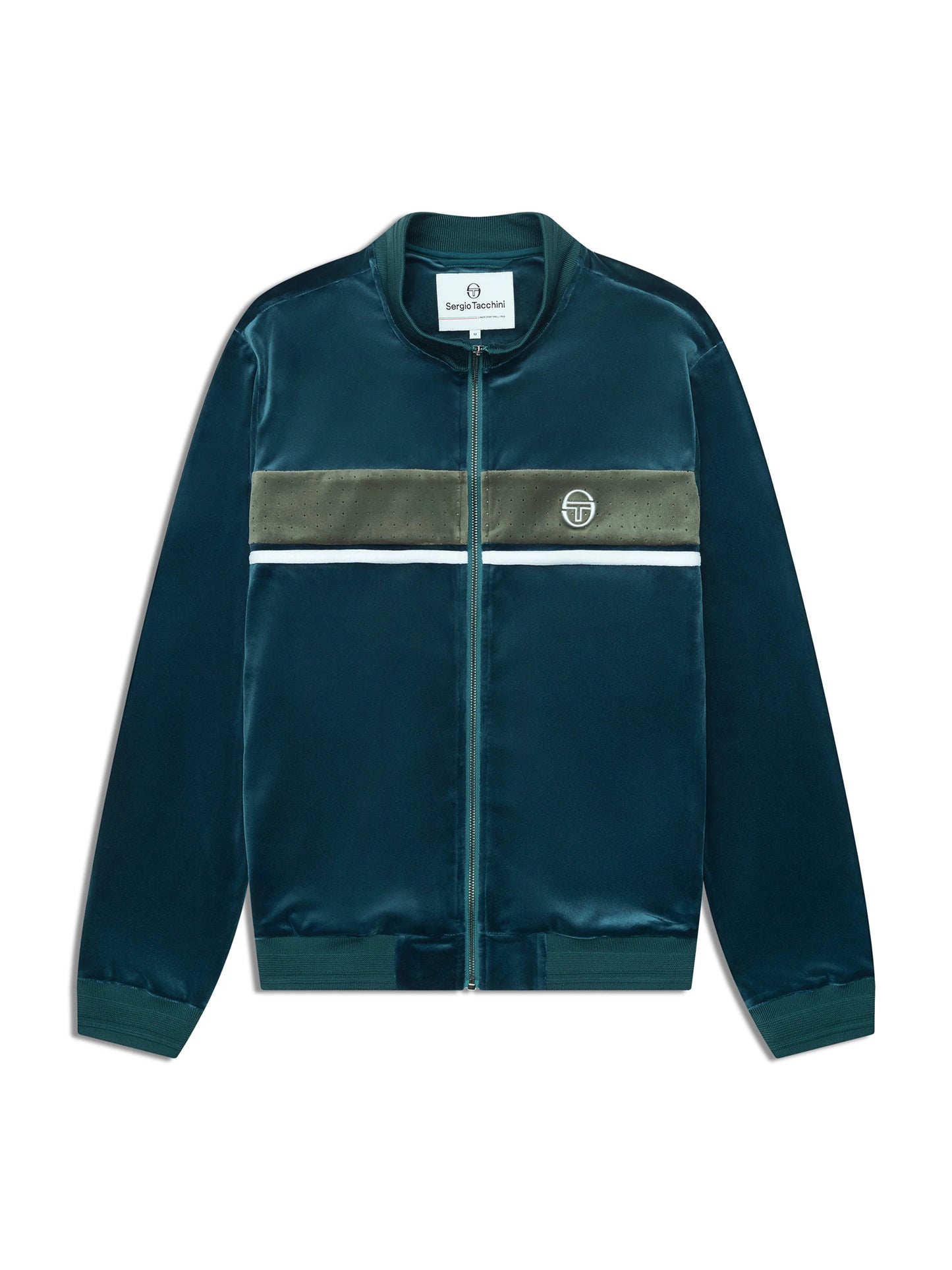 Sergio Tacchini Forato Velour Track Jacket-Mediterranea