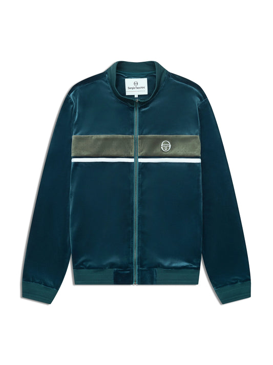 Sergio Tacchini Forato Velour Track Jacket-Mediterranea