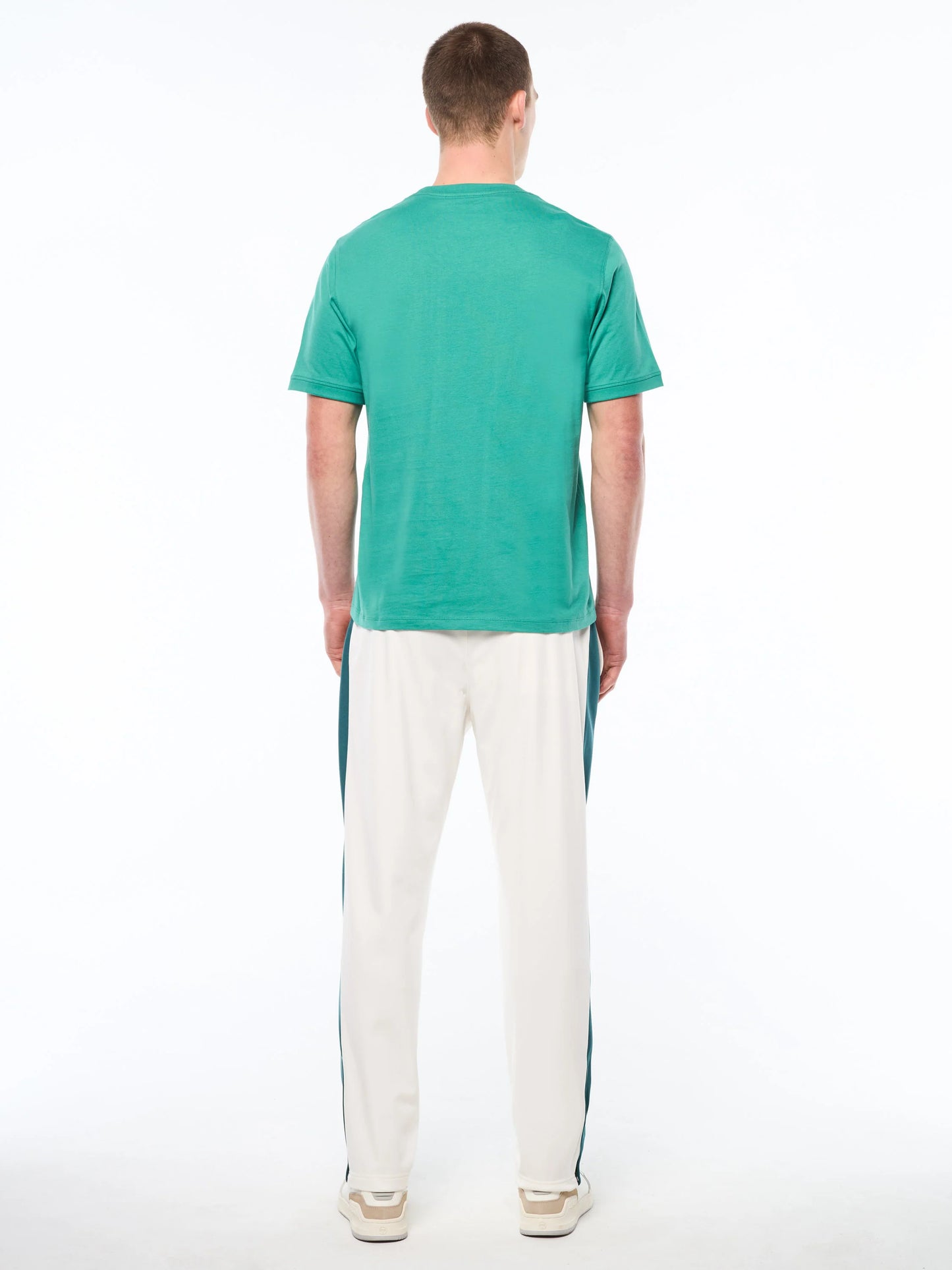 Sergio Tacchini Strisce T-Shirt-Bottle Green
