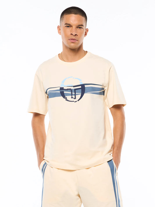 Sergio Tacchini Rotto Fashion T-Shirt-Gardenia