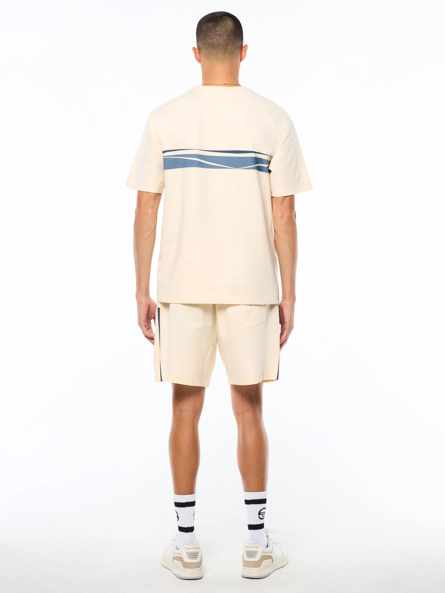 Sergio Tacchini Rotto Fashion T-Shirt-Gardenia