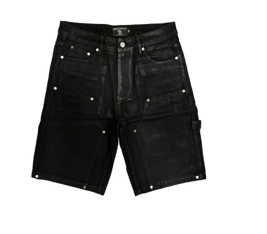 Mixed Emotion “Worker” Wax Shorts