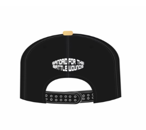 ROUGHPLAY BLACK/WHITE BANDAID SNAPBACK