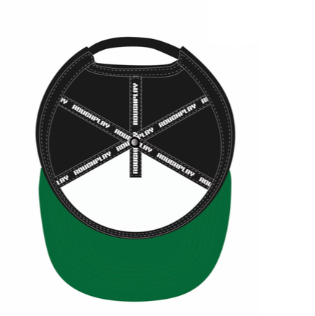 ROUGHPLAY BLACK/WHITE BANDAID SNAPBACK