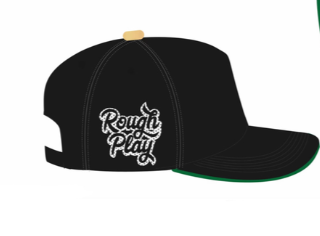 ROUGHPLAY BLACK/WHITE BANDAID SNAPBACK