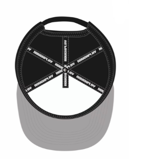 ROUGHPLAY BLACK/ORANGE SNAPBACK
