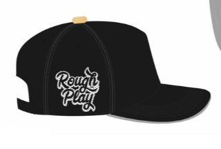ROUGHPLAY BLACK/ORANGE SNAPBACK