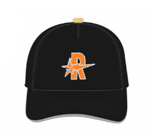 ROUGHPLAY BLACK/ORANGE SNAPBACK