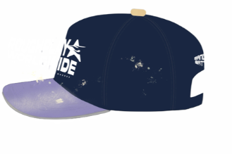 ROUGHPLAY WORLDWIDE SNAPBACK (NVY/PURP