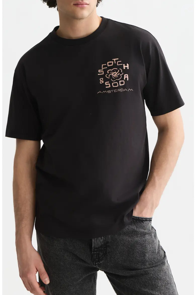 Scotch & Soda Relaxed Fit Cotton Graphic T-Shirt