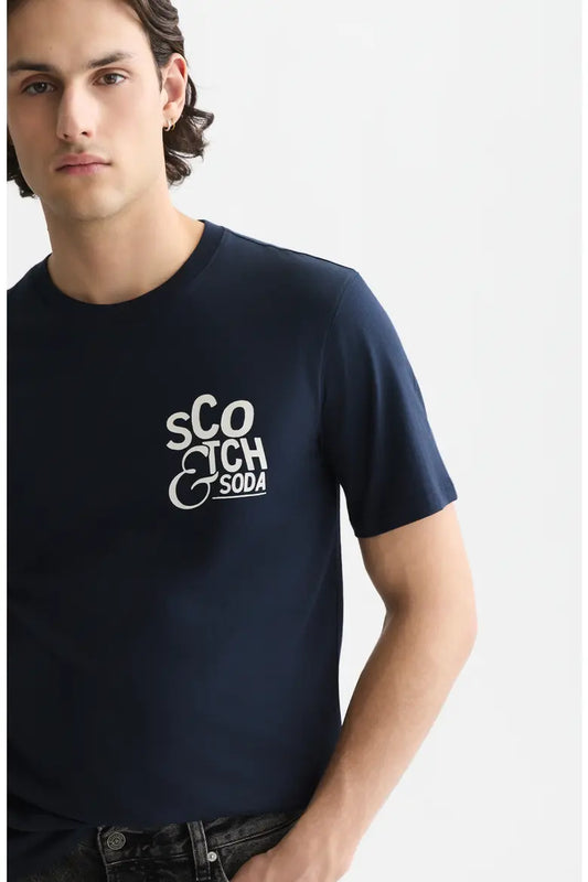 Regular Fit Cotton Graphic T-Shirt Scotch & Soda