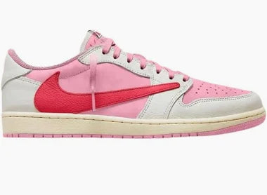 Travis Scott x Air Jordan 1 Retro Low OG 'Sail Tropical Pink' (IQ7604-101)